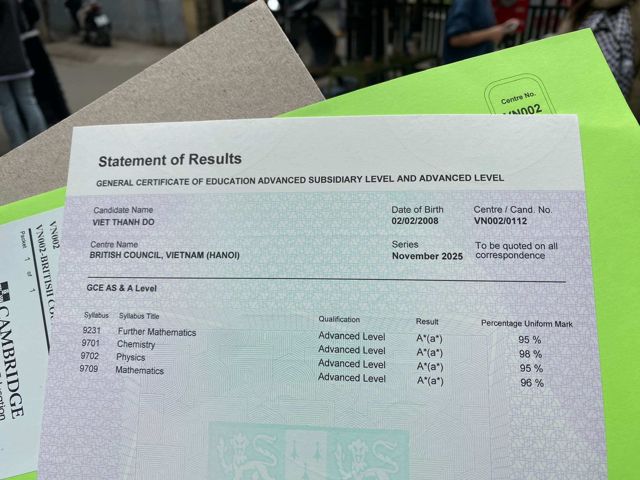 Kết quả trúng tuyển, học bổng NUS/NTU, Sutd, Hong Kong University, ...