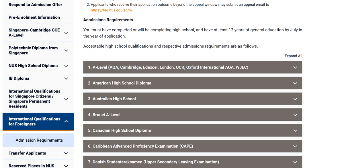 Ảnh trên website của NUS